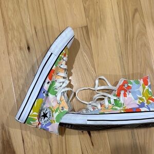 Converse Women's Floral High-Top Sneakers